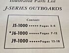 Vintage Clinton Outboard Boat Motor J-series Parts List To J5 J6 J9 1000 Engines