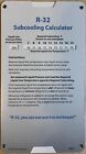 R-32 R-454b Superheat  Charging Chart For A2l Air Conditioner Service Repair