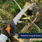 Fast Cutting 20    Arborist Pruning Saw Ergonomic Handle Curved Blade Large Branch