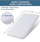 Baby Bassinet Mattress  26  X 12  X 2  Dual Sided Gel Memory Foam Mattress With