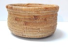 Old Antique California Mission Indian Basket Pala Rancheria - Rare Olla Form