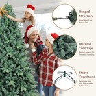 4-9 Foot Artificial Christmas Tree Spruce Xmas Tree For Home Office Decor Unlit