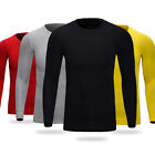 Men T Shirt Compression Long Sleeve Under Base Layer Quick Dry Sports Gym Tops