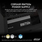 Corsair Rm750e 750w Fully Modular 80 Plus Gold Atx 3 1 Psu Certified Refurbished