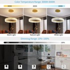 Ruibooxin Modern Led Chandelier 1 Ring 19 7in Pendant Lighting For Kitchen