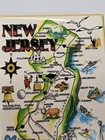 New Jersey Travel Souvenir Fridge Magnet Map Of Cities   Highways  2