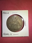1900-a French Indo-china 1 Piastre World Silver Coin Good Letter Detail