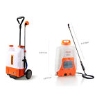 Vevor Battery Powered Backpack Sprayer With Wheel 4 Gal Tank 0-94 Psi Adjustable