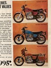 1977 Kawasaki Kz400 Motorcycle Print Ad Standard Deluxe Special