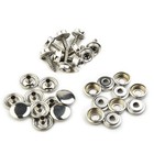 For Tent Boat Marine Snaps Fastener Buttons Tools Silver Kit Set Hoods Straps