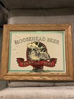 Beautiful Vintage Framed Moosehead Beer Canada Bar Mirror Sign 19 5  X 15 5 
