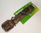 Remington Camouflage Camo Leather Belt Realtree Ap Adjustable 32  To 42 
