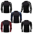 Men s Upf 50  Rash Guard Shirts Long Sleeve Swim Shirt Quick Dry Surfing diving