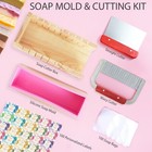 Craftzee Soap Making Kit Supplies With Soap Molds  Cutters  Labels   Bags