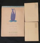 Vintage Riviera Wines   Cocktails Restaurant Dinner Menu 1938 San Francisco Ca 