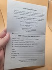Vintage Y2k Live Performance Play Theater Pamphlet Brochure V-day Monologues