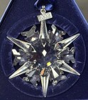 Swarovski Christmas Ornament 2002  With  Box   Certificate -new- Sleeve Has Tape