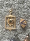  5  Vtg  High School Class Pins  Pendant   Foothill League Shot Put Medals Lot