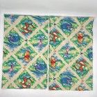 Vtg Disney Winnie-the-pooh   Friends Set Of 2 Curtain Panels 40  X 63   valance