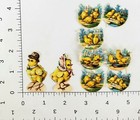 Easter Chicks Vintage Die Cut Mostly Anthropomorphic Scrap Paper Heller Austria