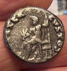Nero Silver Denarius  Ancient Roman Coin