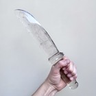 Rare 13    Large Ultra Clear Quartz Crystal Knife Carving 1 35lb Mineral Dagger