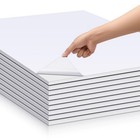 25 Pack Self-adhesive Foam Board 18x24x3 16  - White Craft   Display Panels