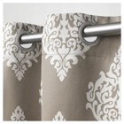 Set Of 2 84 x52  Medallion Blackout Thermal Grommet Top Window Curtain Panels
