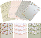 27 Pcs Stationary Writing Paper With Envelopes Set Cute Vintage Floral Letter   