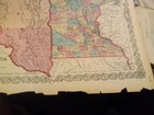 1859 Colton s Dakota   Minnesota Handcolored 17 5 X 14 Map By Johnson   Browning
