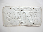 1975 Tennessee Signs License Plate In Beat Up Condition 33-0448