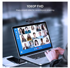 1080p Hd Usb Webcam With Microphone Auto Focus For Pc Mac Laptop Desktop
