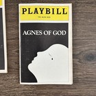 Vintage Broadway Playbill Lot 6 Cats Pippin Elephant Man Agnes Of God Fiddler 