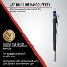 Asp Blue Line Handcuff Key  Security Professional And Police Gear And Equipment