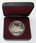 1989 Canada Fleuve Mackenzie River 50  Silver Dollar Proof Coin W box   Coa