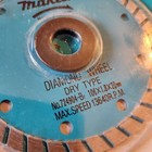 Makita Diamond Circular Saw Blade 4-1 8  Stone Masonry  Saw Grinder 724904-bt