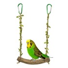 Pet Swing Toy Bird Parrot Parakeet Budgie Cockatiel Cage Hammock Hanging Toy