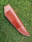 Hand Crafted 8   fixed Blade Leather Knife Sheath   Scout Holster   Belt Loop