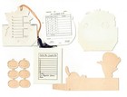 1920s-1960s Vintage Halloween Bridge Tallies  Place Cards Ephemera Etc Unused