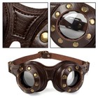 Funny Steampunk Man Halloween Cosplay Goggles Adult Party Gentleman Prop Glasses