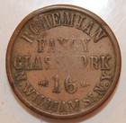 1863  Civil War Token 630-h-1a-bohemian - New York  Ny- Storecard