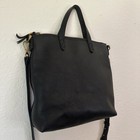 Madewell The Zip-top Transport Leather Crossbody Bag Black 