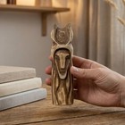 Wooden Loki Figurine Handmade Norse God Viking Mythology Gift Home Decor 15cm