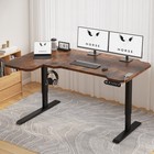 59    Modernchamp L-shaped Electric Standing Desk Height Adjustable Lifting Table