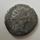 Egypt  Alexandria  Nero With Poppaea  63-64 Ad  Bi Tetradrachm