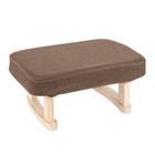 Footstool Chair Stool Rectangle Footrest Padded Rest Seat Padded Pouffe Chair Us