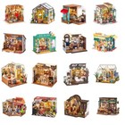 Rolife Diy Wooden Miniature Dollhouse Handmade Doll House With Lights Xmas Gifts