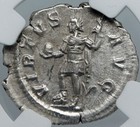 Severus Alexander Ancient 238ad Rome Old Silver Roman Denarius Coin Ngc I88687