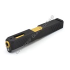 Hgw Complete Upper For Glock 19 Black Edc Slide Fluted Tin Pvd Stainless Barrel