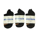 Bombas Youth 3 Pair Ankle No Show Socks -6778 X-small  kids Shoe Size 1-6 